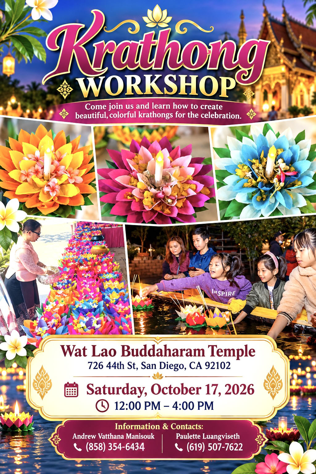 krathong making